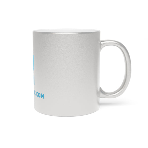 Luxury Metallic Mug - Silver & Gold Edition | YouGuide Designs
