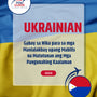 Language Guide For Ukrainian in Filipino (Tagalog)